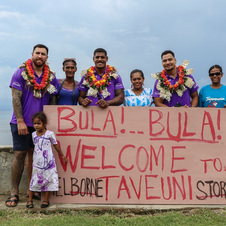 Visit to Tui's village humbles Storm stars