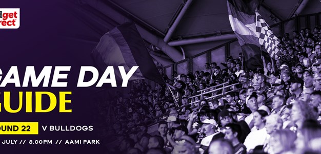 Game Day Guide: Round 22 v Canterbury-Bankstown Bulldogs