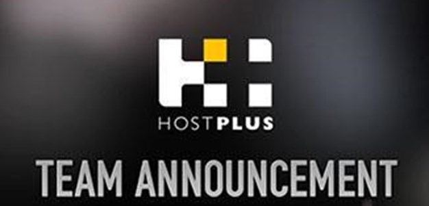 Rd. 13 HOSTPLUS Team Announcement