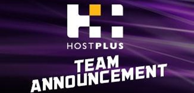 Rd.26 HOSTPLUS Team Announcement
