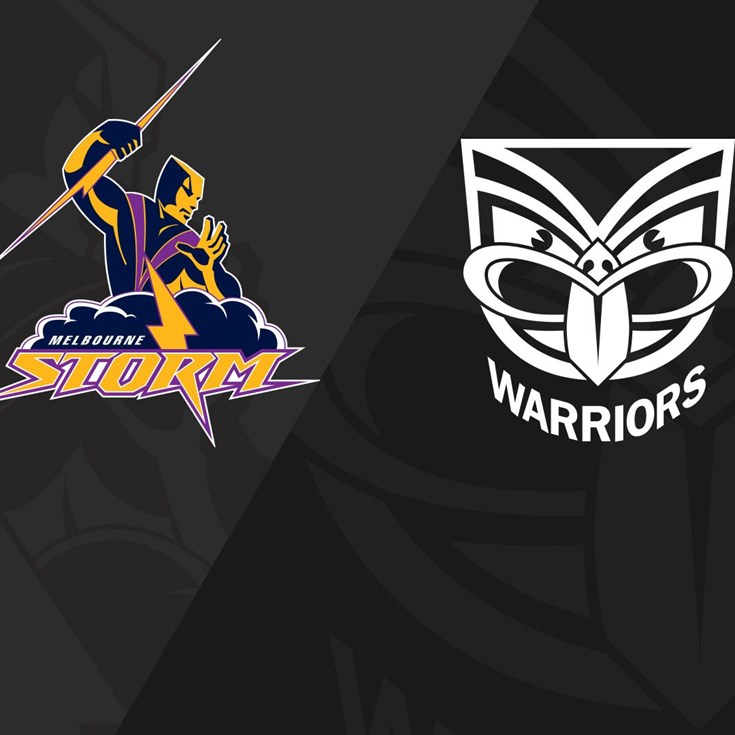 Anzac Day:Full Match Replay: Storm v Warriors - Round 8, 2018