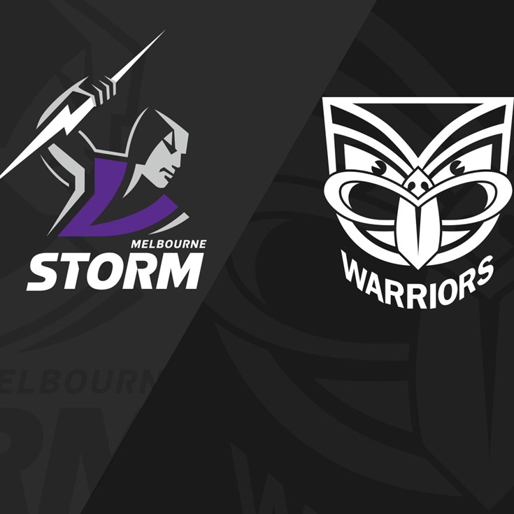 Anzac Day: Full Match Replay: Storm v Warriors - Round 7, 2019