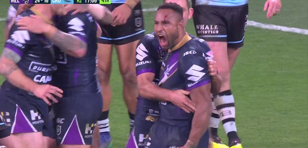 Olam scores his first NRL try