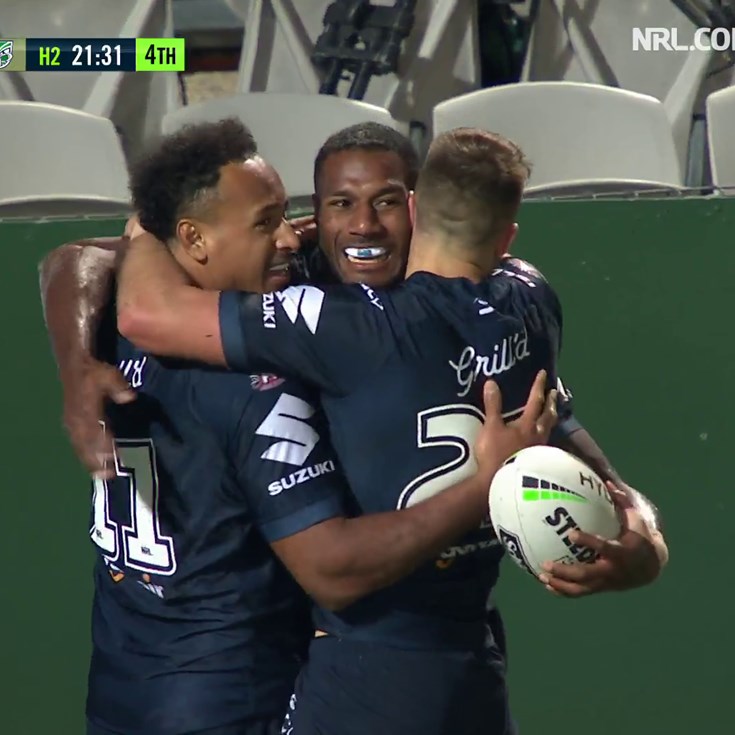 Hughes provides Vunivalu with his hat-trick