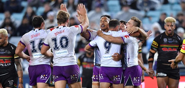 The final moments of the Storm-Panthers grand final