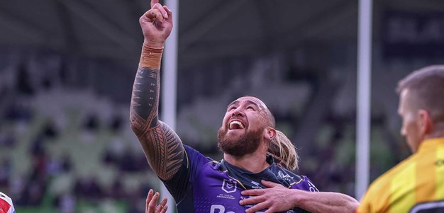 Asofa-Solomona scores an emotional try in game 150