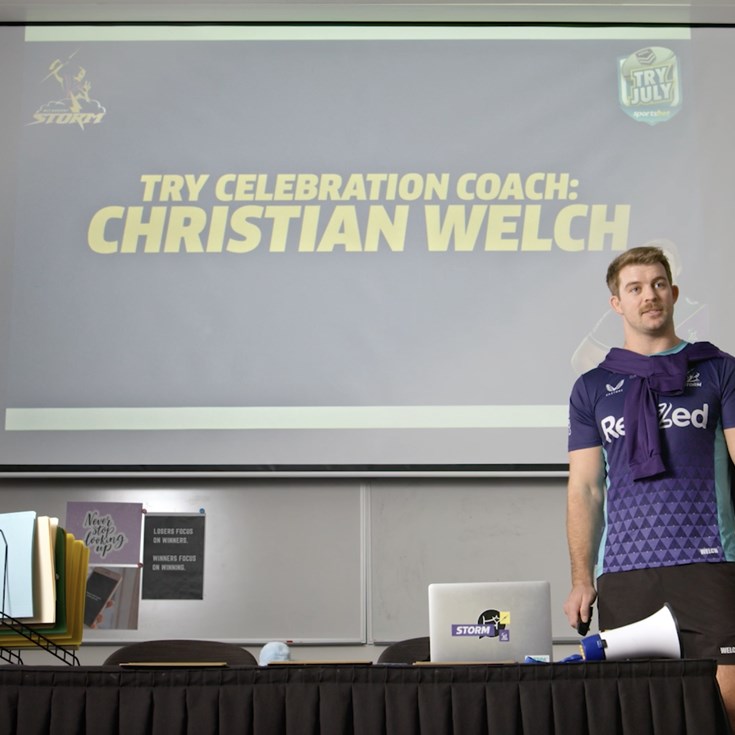 Try Celebration Coach Christian Welch preps for Try July