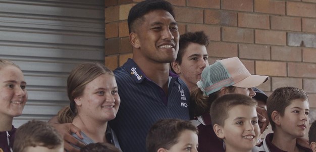 Albert Vete visits small towns as part of NRL road to regions