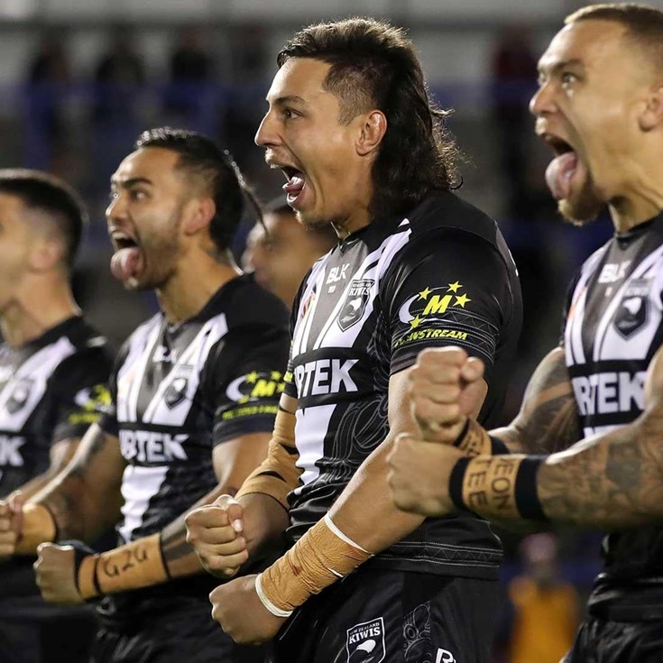 Kiwi haka kicks off their World Cup