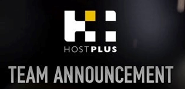 HOSTPLUS Team Announcement - Round 15