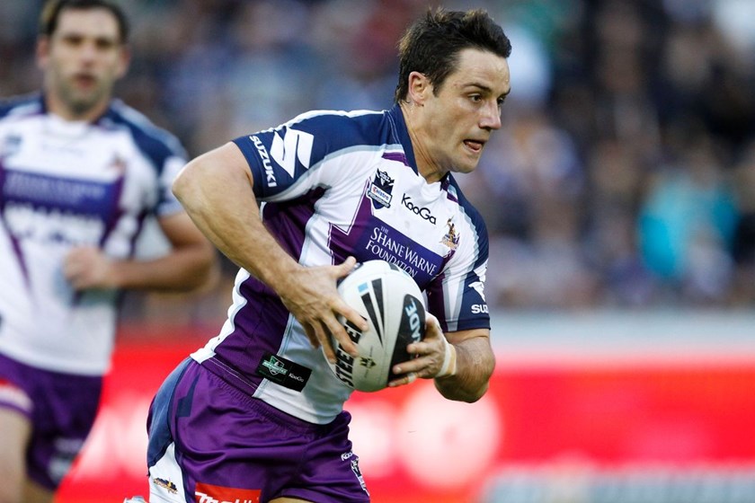 Maillot Melbourne Storm KooGa 2014 Domicile Cronk - Homme XL (défaut Dos)