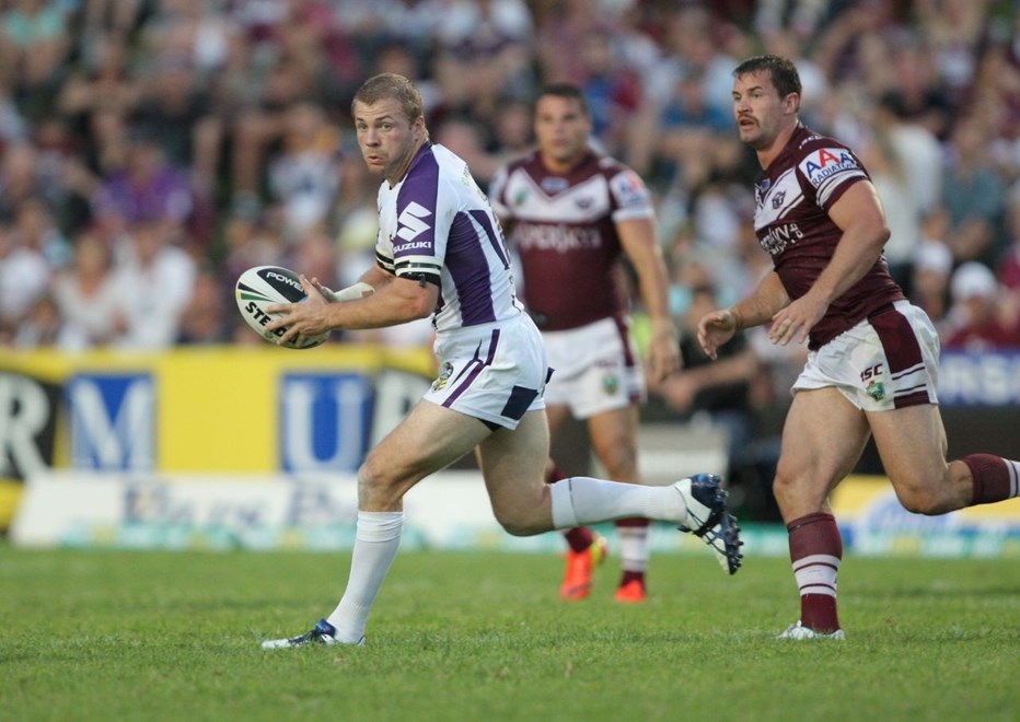  : NRL Rugby League - Round 1. Manly-Warringah Sea Eagles V Melbourne Storm at Brookvale Oval Saturday the 8th of March 2014 . Digital Image by Robb Cox nrlphotos.com
