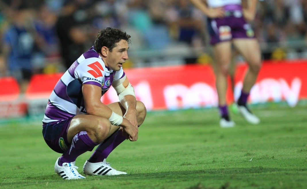 :	Digital Image by Colin Whelan copyright Â© nriphotos.  Billy Slater                NRL Rugby League, North Queensland Cowboys v Melbourne Storm at Townsville, Monday March 30th 2015.