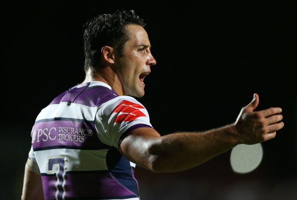 Digital Image by Anthony Johnson copyright Â© nrlphotos.com:  Cooper Cronk  : 2015 NRL Round 2 - Manly Sea Eagles vs Melbourne Storm at Brookvale Oval, Saturday March 14th 2015