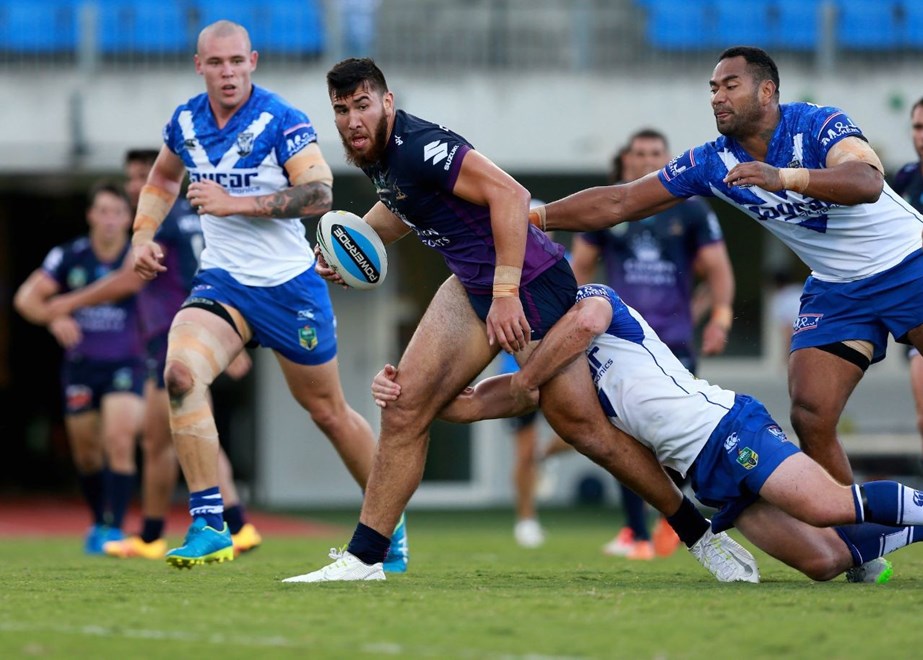 NRL trial match, Canterbury-Bankstown Bulldogs Vs Melbourne Storm at Belmore Oval, Saturday 20th February 2016. Photo by Shane Myers Â© NRL Photos