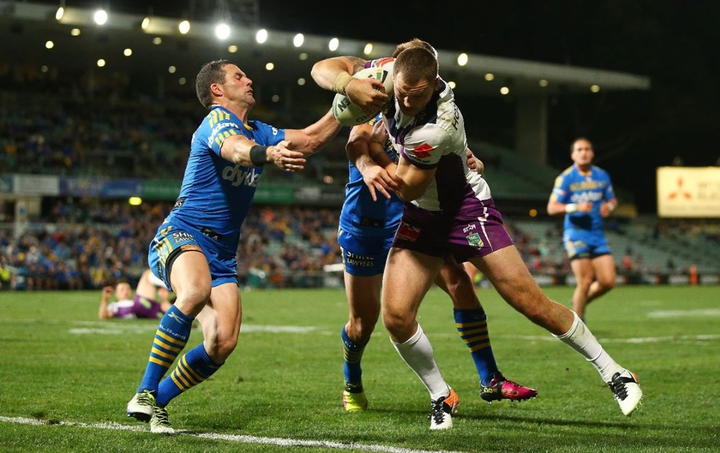 Competition - NRLRound - Round 11Teams â Parramatta Eels v Melbourne StormDate â 23rd of May 2016Venue â Pirtek Stadium, ParramattaPhotographer â Mark NolanDescription â 