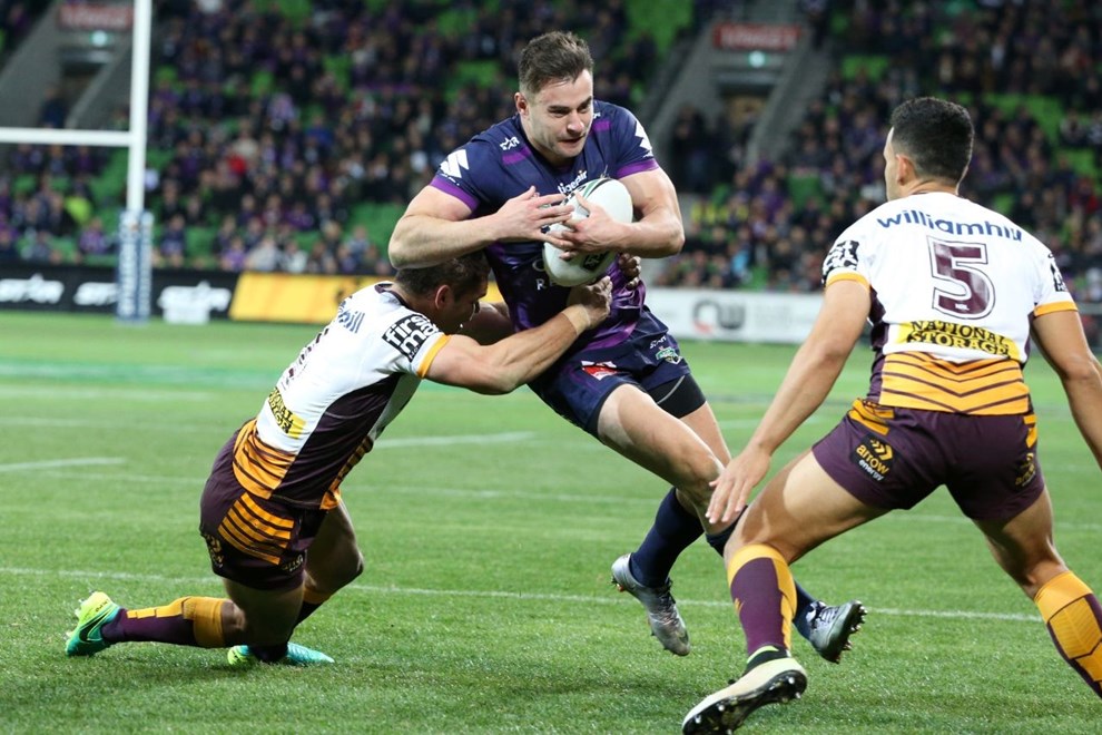 Competition - NRLRound - Round 25Teams â Melbourne Storm v Brisbane BroncosDate â    26th of August 2016Venue â AAMI Park, Melbourne VICPhotographer â Brett CrockfordDescription â 