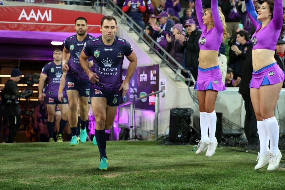 Competition - NRLRound - Round 25Teams â Melbourne Storm v Brisbane BroncosDate â    26th of August 2016Venue â AAMI Park, Melbourne VICPhotographer â Brett CrockfordDescription â 