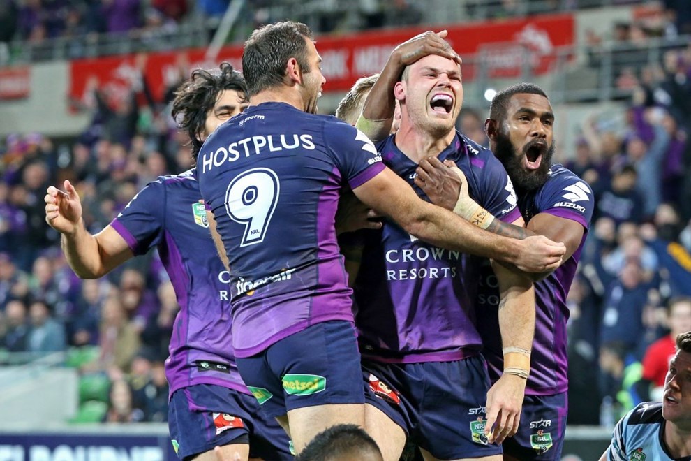 Competition - NRLRound - Round 26Teams â Melbourne Storm v Cronulla-Sutherland SharksDate â    3rd of September 2016Venue â AAMI Park, Melbourne VICPhotographer â Brett CrockfordDescription â 