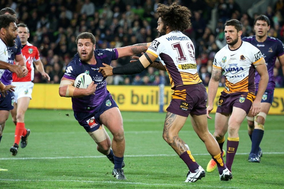 Competition - NRL
Round - Round 25
Teams â Melbourne Storm v Brisbane Broncos
Date â    26th of August 2016
Venue â AAMI Park, Melbourne VIC
Photographer â Brett Crockford
Description â 