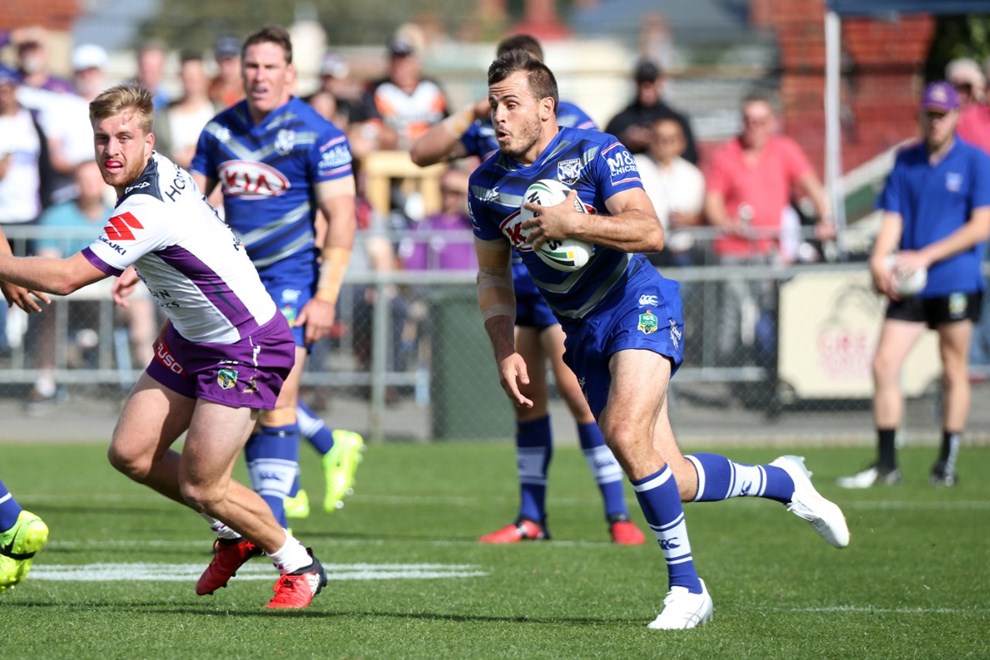 Competition - NRL
Round - Practice Match
Teams – Melbourne Storm v Canterbury-Bankstown Bulldogs
Date –    18th of February 2017
Venue – North Hobart Oval