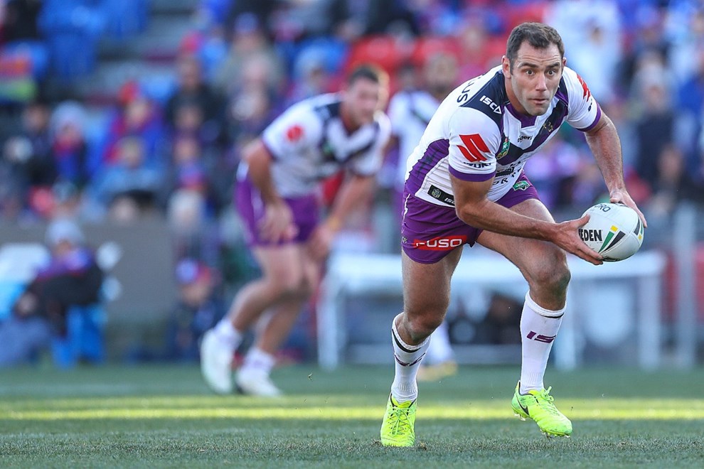 Competition - NRL. Round - Round 24. Teams - Newcastle Knights v Melbourne Storm. Date - 19th of August 2017. Venue - McDonald Jones Stadium, NSW. Photographer - Paul Barkley | © NRL Photos