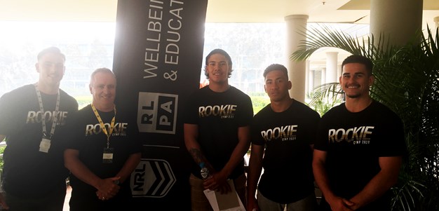 Storm rookies attend annual NRL induction camp