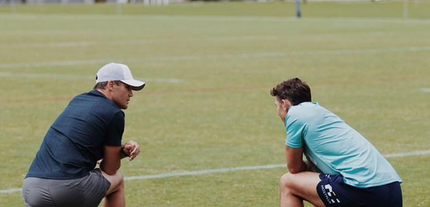 Coops and Billy lead training