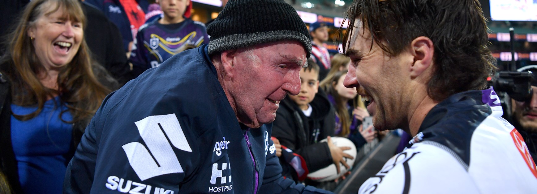 'One of the greatest days in my 97 years': Pop’s delight at Anderson debut