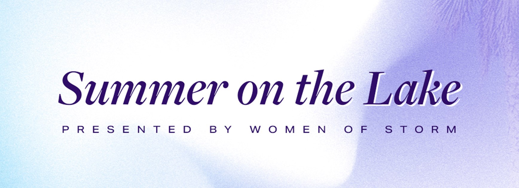 Summer on the lake with Women of Storm