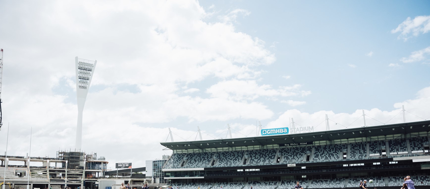 In pictures: Storm hits GMHBA Stadium