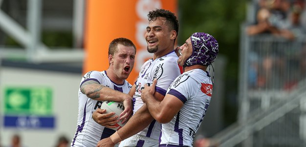 Eli Katoa celebrates 50 NRL games