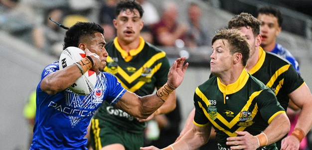 Big game players: Samoa celebrate 'small men' standing tall on debut