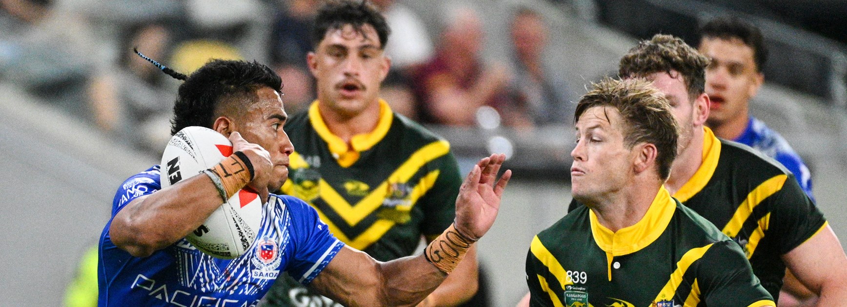 Big game players: Samoa celebrate 'small men' standing tall on debut