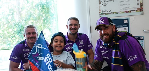 Storm pay special visit to Royal Children's Hospital