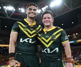 Kangaroos launch new era with tough win over Tonga