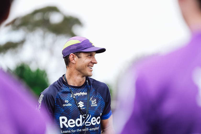 SG Ball and Pathways Coach Matt Duffie at training in Geelong.