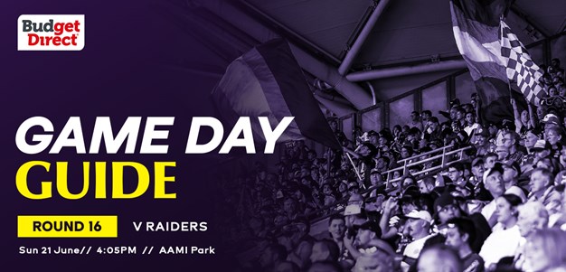 Game Day Guide: Round 16 v Canberra Raiders