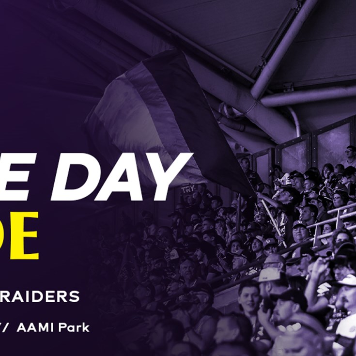 Game Day Guide: Round 16 v Canberra Raiders