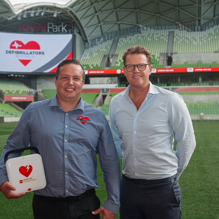 Storm partner with Defibrillators Australia