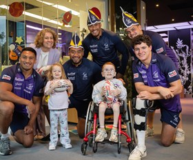 Melbourne Storm & Starlight Partnership Amplified by Budget Direct Footy Charity Championship