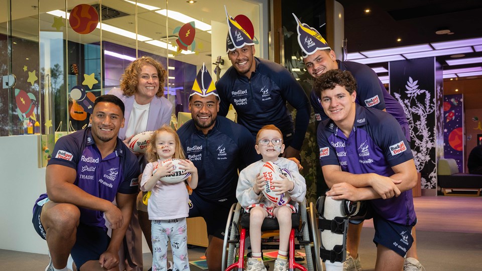 Melbourne Storm & Starlight Partnership Amplified by Budget Direct Footy Charity Championship