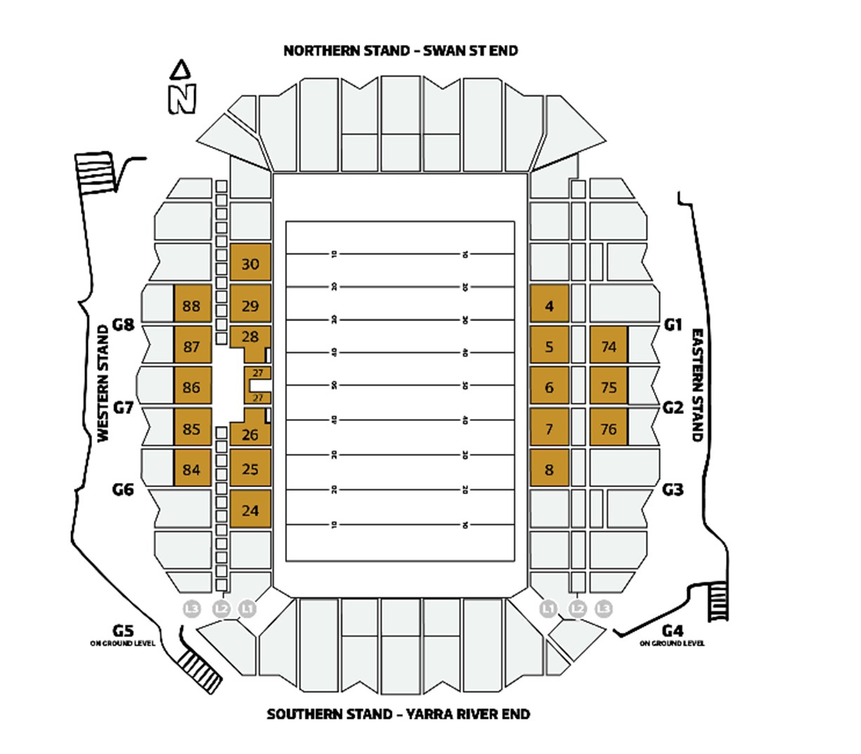 Melbourne Storm Gold Reserved Seating Membership
